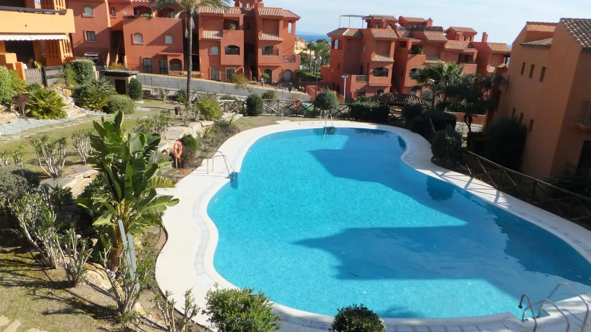 Jardines, Piscina Y Mar Apartman Estepona Spanyolország